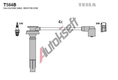 TESLA Sada kabel pro zapalovn TE T584B, T584B