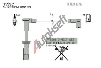 TESLA Sada kabel pro zapalovn TE T599C, T599C