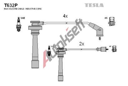 TESLA Sada kabel pro zapalovn TE T632P, T632P