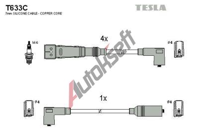 TESLA Zapalovac kabely original TE T633C, T633C