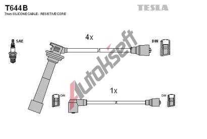 TESLA Sada kabel pro zapalovn TE T644B, T644B