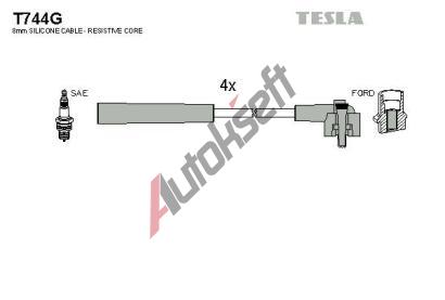 TESLA Sada kabel pro zapalovn TE T744G, T744G