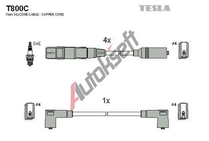TESLA Zapalovac kabely original TE T800C, T800C