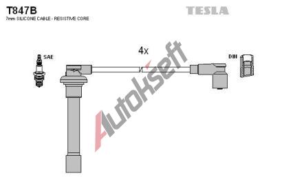 TESLA Sada kabel pro zapalovn TE T847B, T847B