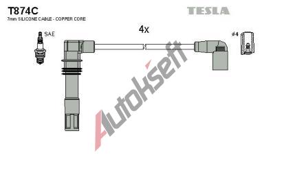 TESLA Zapalovac kabely original TE T874C, T874C