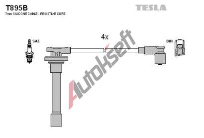 TESLA Sada kabel pro zapalovn TE T895B, T895B