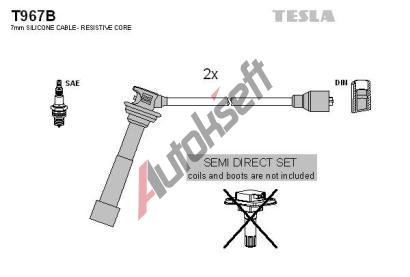 TESLA Sada kabel pro zapalovn TE T967B, T967B