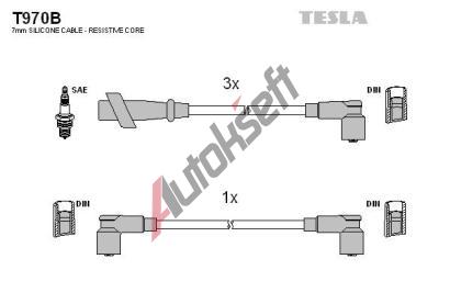 TESLA Sada kabel pro zapalovn TE T970B, T970B