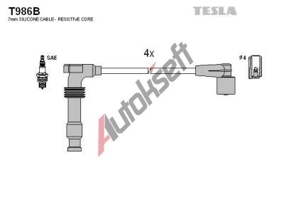 TESLA Zapalovac kabely alternative TE T986B, T986B