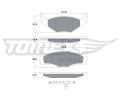 Sada brzdovch destiek TOMEX Brakes ‐ TMX TX 10-141