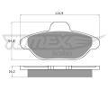 TOMEX Brakes Sada brzdovch destiek ‐ TMX TX 10-33