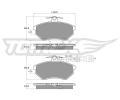 TOMEX Brakes Sada brzdovch destiek ‐ TMX TX 10-631