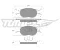 TOMEX Brakes Sada brzdovch destiek ‐ TMX TX 10-711