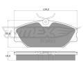 Sada brzdovch destiek TOMEX Brakes ‐ TMX TX 10-761