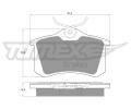 Sada brzdovch destiek TOMEX Brakes ‐ TMX TX 10-78