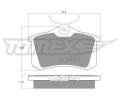 TOMEX Brakes Sada brzdovch destiek ‐ TMX TX 10-781