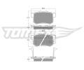 TOMEX Brakes Sada brzdovch destiek ‐ TMX TX 11-00