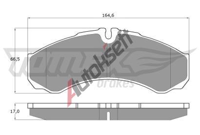 TOMEX Brakes Sada brzdovch destiek TMX TX 11-11, TX 11-11