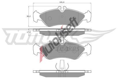 TOMEX Brakes Sada brzdovch destiek TMX TX 11-50, TX 11-50