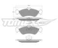 TOMEX Brakes Sada brzdovch destiek ‐ TMX TX 11-501