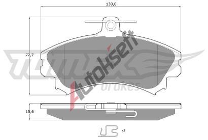 TOMEX Brakes Sada brzdovch destiek TMX TX 11-52, TX 11-52