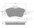 TOMEX Brakes Sada brzdovch destiek ‐ TMX TX 11-821
