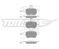 TOMEX Brakes Sada brzdovch destiek ‐ TMX TX 12-12