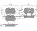 TOMEX Brakes Sada brzdovch destiek ‐ TMX TX 12-22