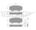Sada brzdov�ch desti�ek&nbsp;TOMEX Brakes&nbsp;&dash;&nbsp;TMX TX 12-461