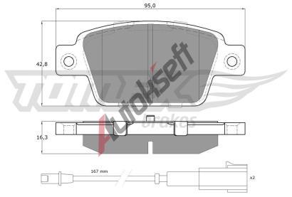TOMEX Brakes Sada brzdovch destiek TMX TX 12-511, TX 12-511