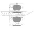 Sada brzdovch destiek TOMEX Brakes ‐ TMX TX 12-56