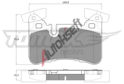 TOMEX Brakes Sada brzdovch destiek TMX TX 12-67, TX 12-67