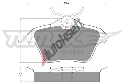 TOMEX Brakes Sada brzdovch destiek TMX TX 12-68, TX 12-68