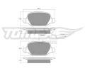 Sada brzdovch destiek TOMEX Brakes ‐ TMX TX 12-703