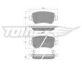 TOMEX Brakes Sada brzdovch destiek ‐ TMX TX 12-97
