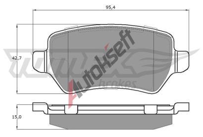 TOMEX Brakes Sada brzdovch destiek TMX TX 12-971, TX 12-971