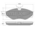 TOMEX Brakes Sada brzdovch destiek ‐ TMX TX 13-08