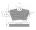 Sada brzdovch destiek TOMEX Brakes ‐ TMX TX 13-09