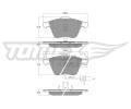 TOMEX Brakes Sada brzdovch destiek ‐ TMX TX 13-14