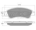 TOMEX Brakes Sada brzdovch destiek ‐ TMX TX 13-27