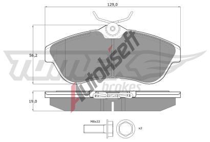 TOMEX Brakes Sada brzdovch destiek TMX TX 13-29, TX 13-29