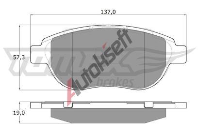 TOMEX Brakes Sada brzdovch destiek TMX TX 13-42, TX 13-42