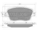 TOMEX Brakes Sada brzdovch destiek ‐ TMX TX 13-59