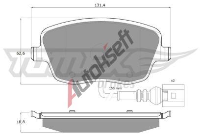 TOMEX Brakes Sada brzdovch destiek TMX TX 13-591, TX 13-591