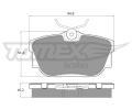 Sada brzdovch destiek TOMEX Brakes ‐ TMX TX 13-90