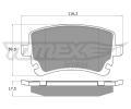 TOMEX Brakes Sada brzdovch destiek ‐ TMX TX 13-961