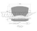 TOMEX Brakes Sada brzdovch destiek ‐ TMX TX 13-962
