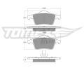 TOMEX Brakes Sada brzdovch destiek ‐ TMX TX 14-05
