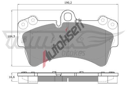 TOMEX Brakes Sada brzdovch destiek TMX TX 14-31, TX 14-31