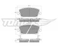 Sada brzdov�ch desti�ek&nbsp;TOMEX Brakes&nbsp;&dash;&nbsp;TMX TX 14-52